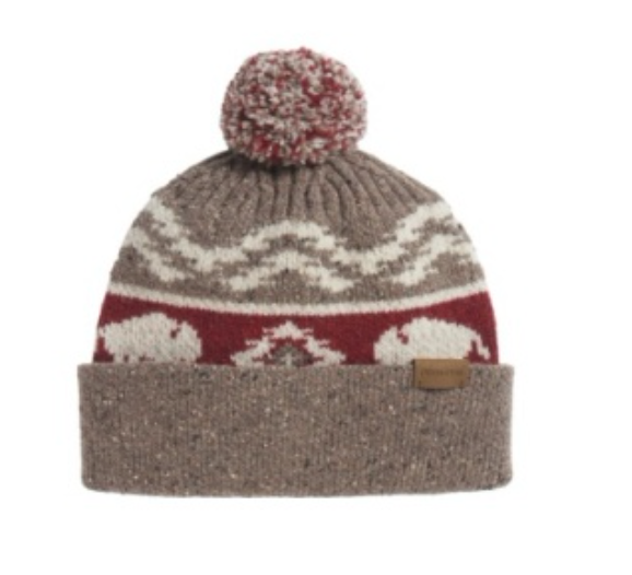Pendleton Lambswool Bison/Buffalo Beanie