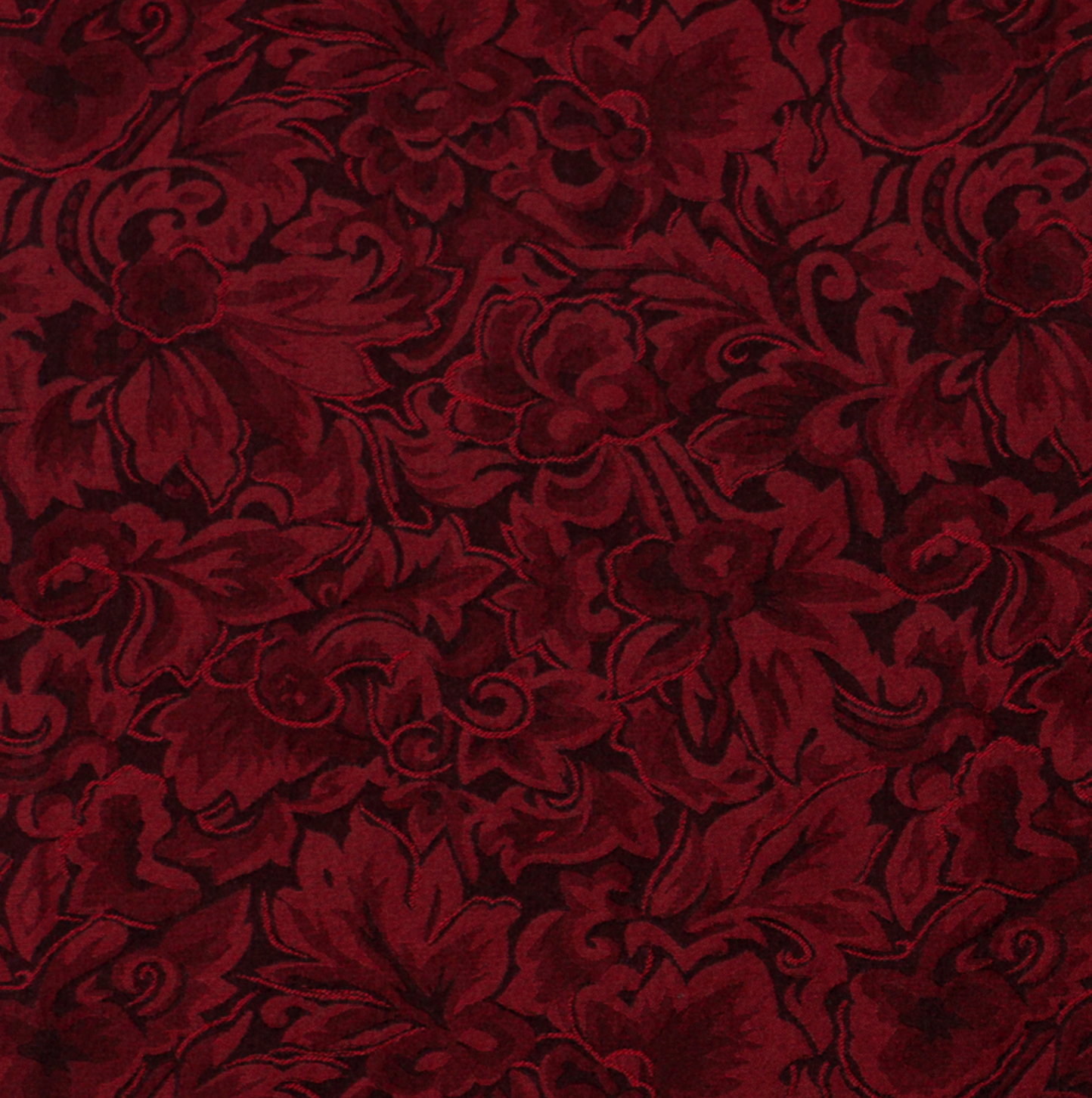 Wyoming Traders Baroque Scarlet Silk Scarf SMALL