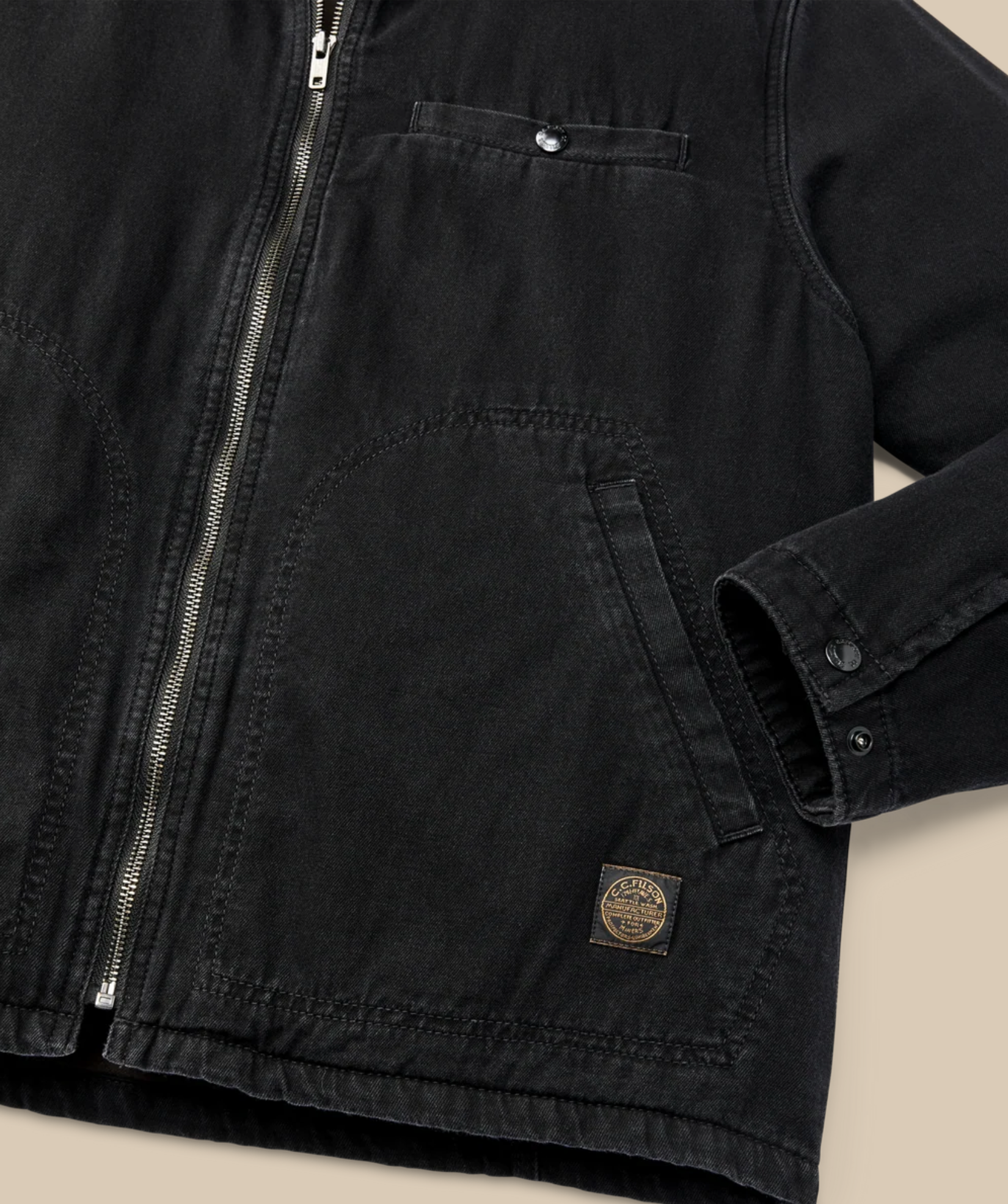 Filson Mens Denim Tacoma Jacket