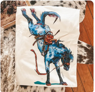 Blue Roan Bronc Tee
