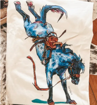 Blue Roan Bronc Tee