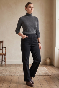 Denim Pull On Pant