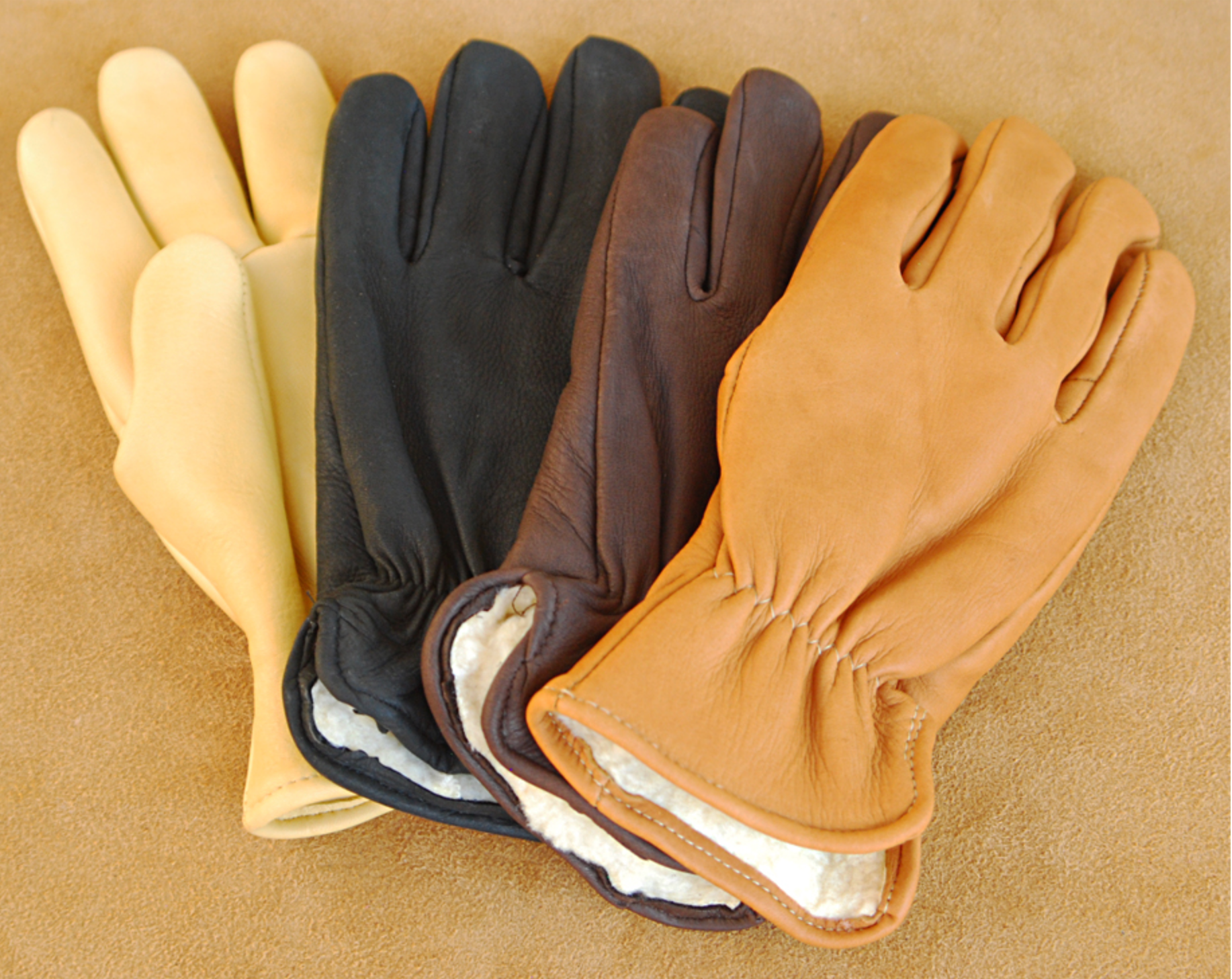 Geier Glove LINED Pile Deerskin Gloves