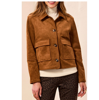 Tribal Womens Button Front Jacket