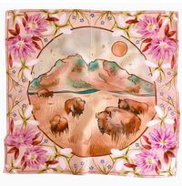 Tirzah Lane Art Tencel and Silk Scarf