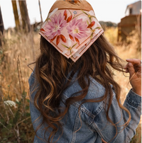 Tirzah Lane Art Tencel and Silk Scarf