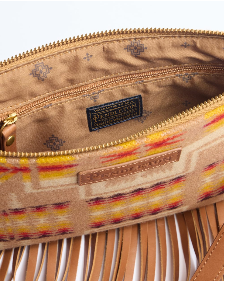 Pendleton Look West Fringed Crossbody