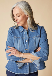 Habitat Womens Stretch Denim Peplum Jacket