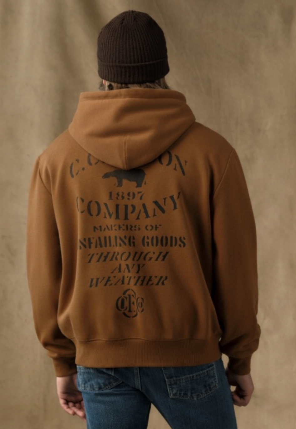 Filson Mens Stencil Graphic Hoodie