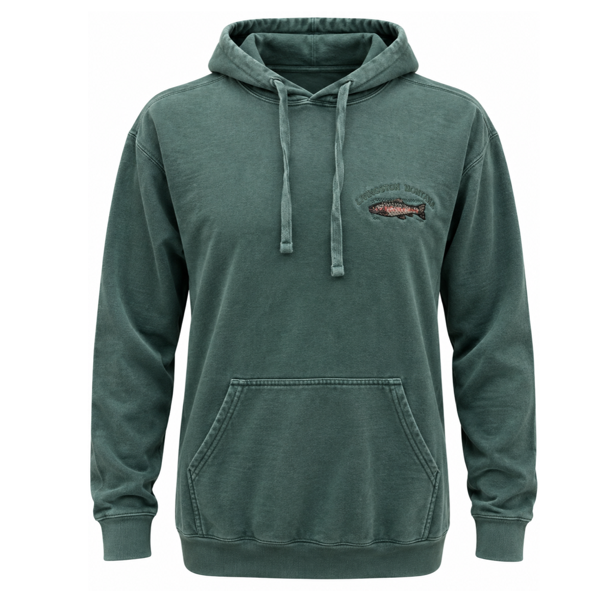 Montana Hoodie Sweatshirt Trout Spruce