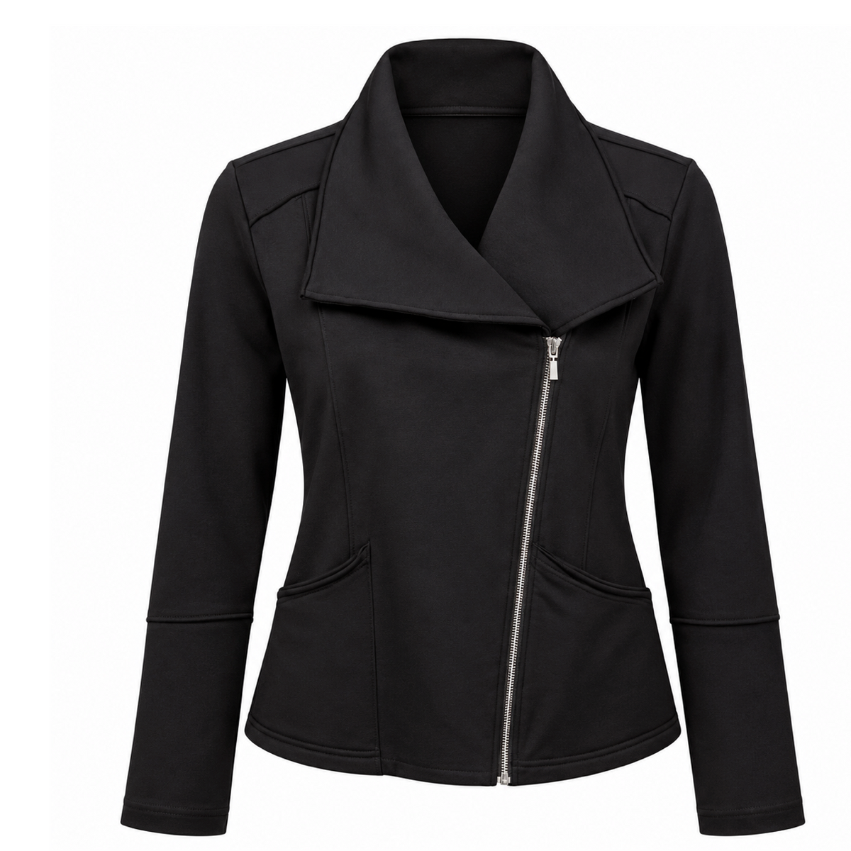 Habitat Liv Womens Modal Fleece Moto Jacket