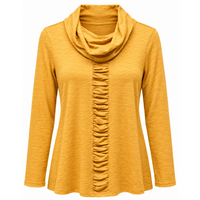 Habitat Womens Cotton Pebble Ruched Cowl