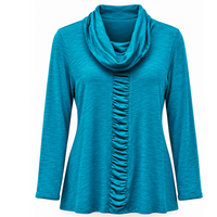 Habitat Womens Cotton Pebble Ruched Cowl