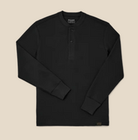 Filson Mens Waffle Knit Thermal Henley