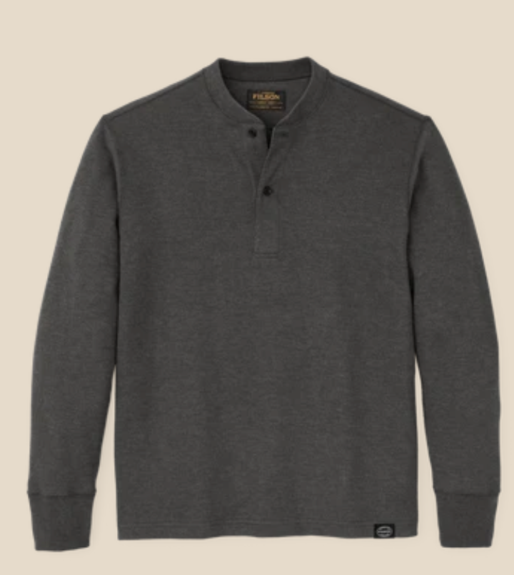 Filson Mens Waffle Knit Thermal Henley