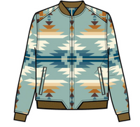 Pendleton Womens Jacquard Bomber Jacket
