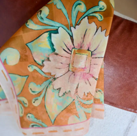 Tirzah Lane Art Tencel and Silk Scarf - Floral Western