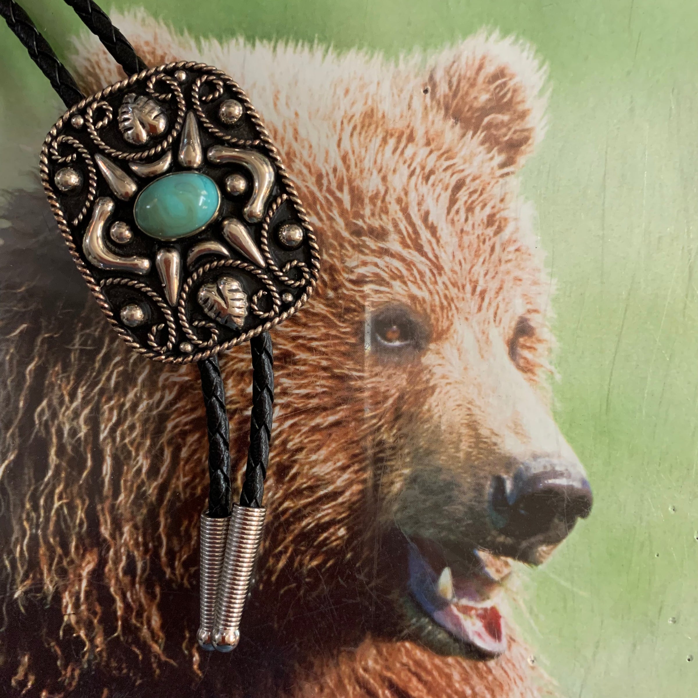 Austin Accent Bolo with Turquoise Stone