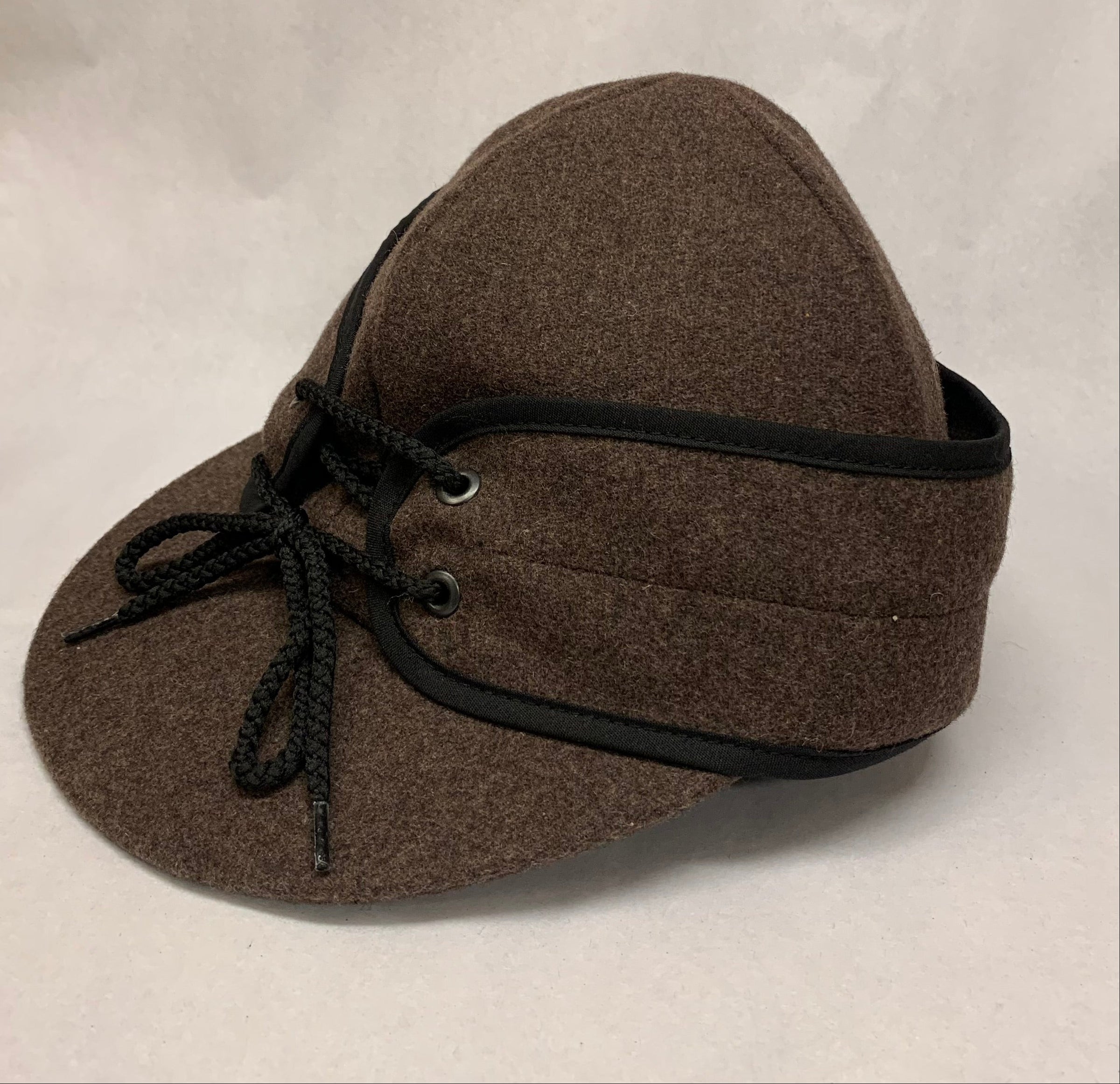 Beaver Brand Railroad Wool Cap - Brown - Bob's Outdoor