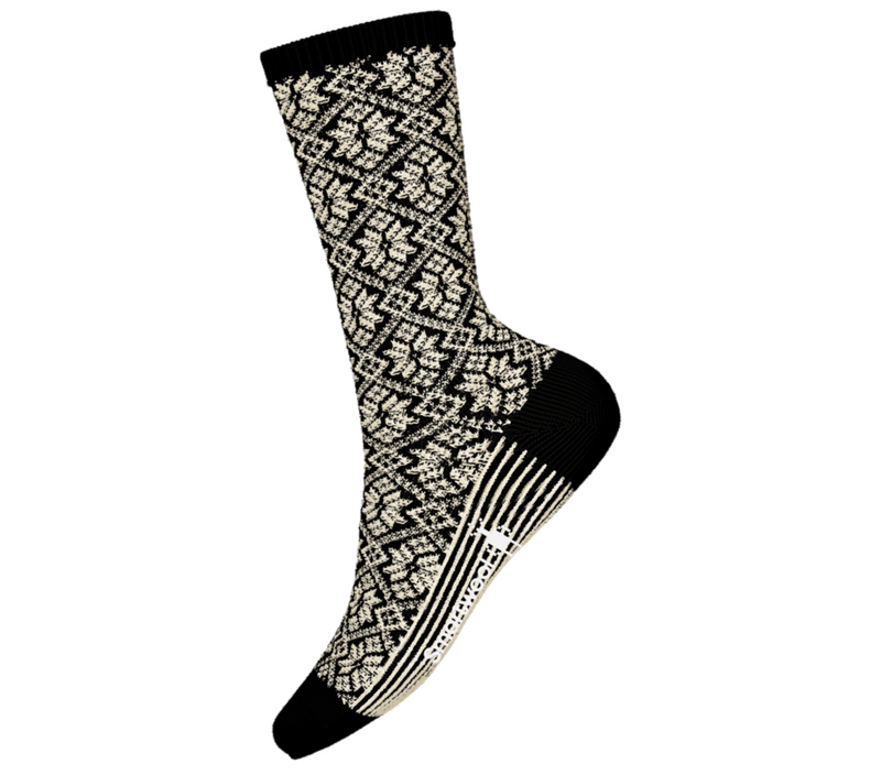 Smartwool Womens Everyday Cozy Traditional Snowflake Crew Socks