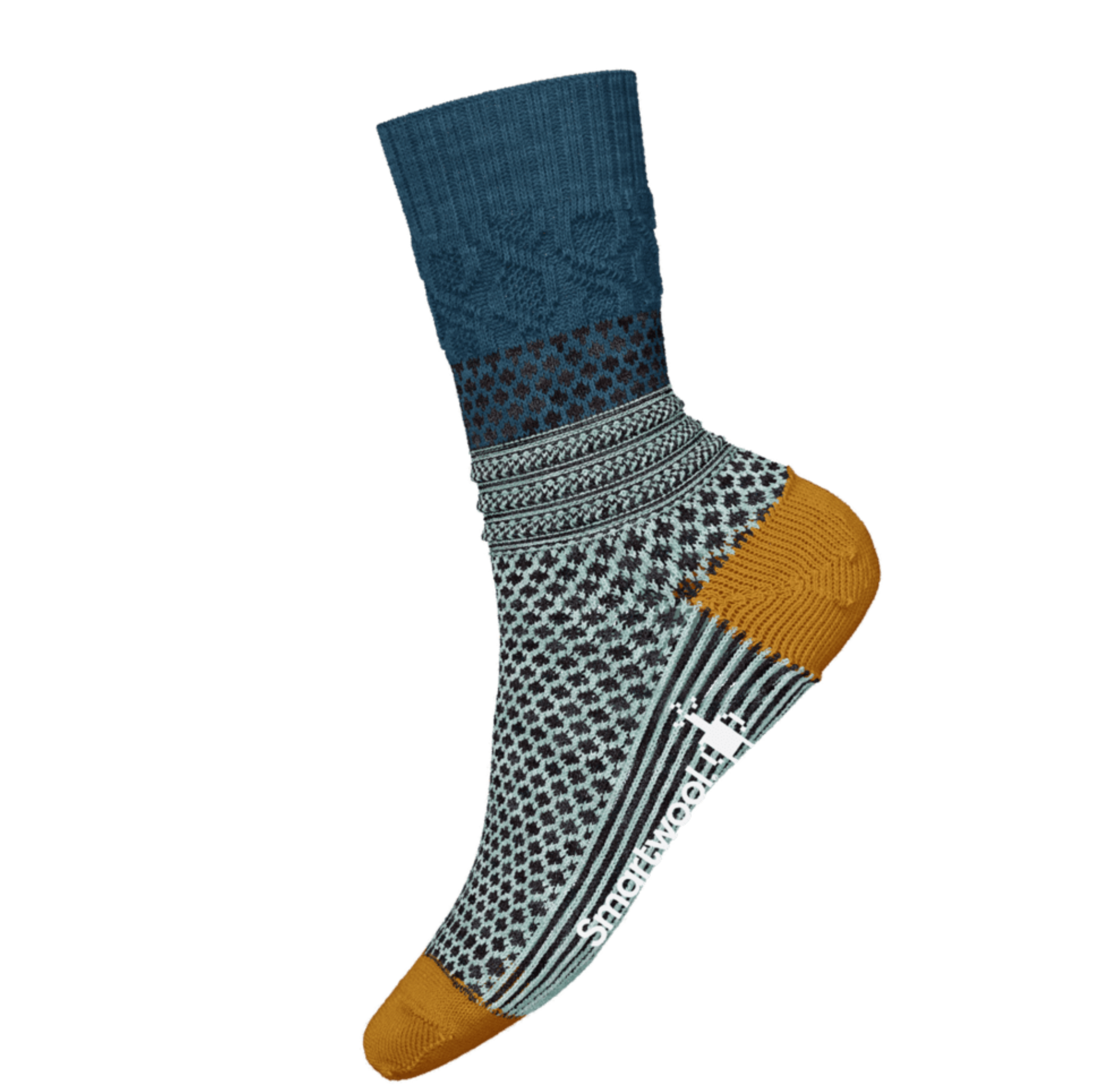 Smartwool Womens Everyday Popcorn Cable Crew Socks