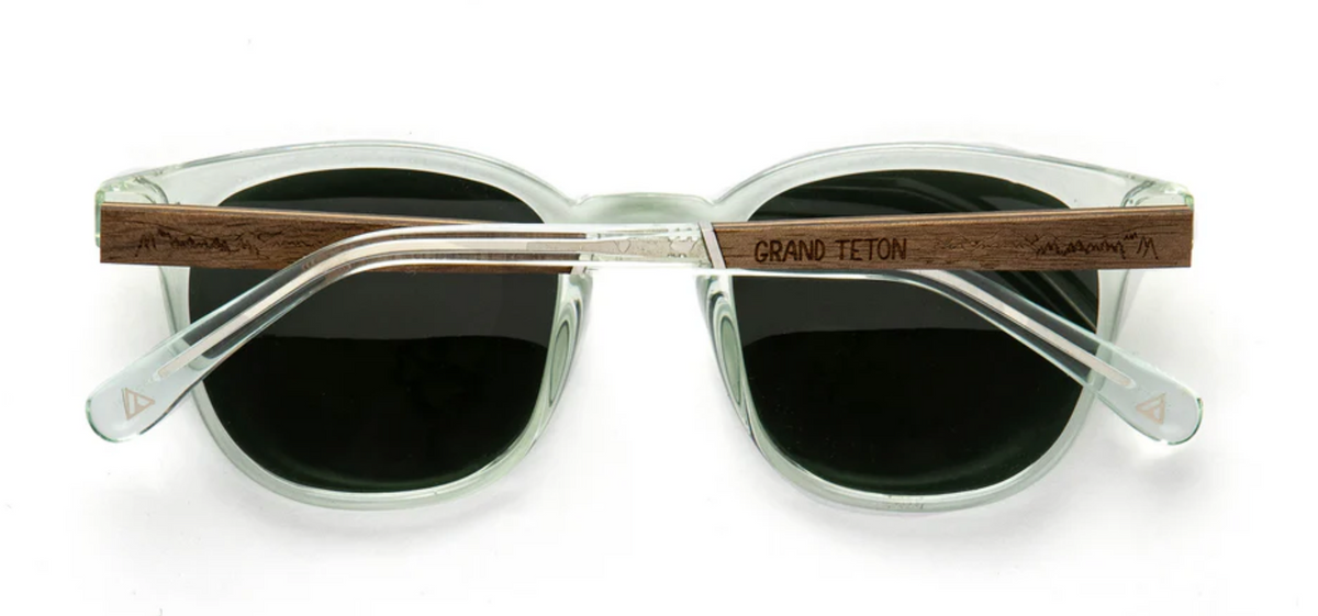 Topo Sunglasses - Mist / Grand Teton Engraved