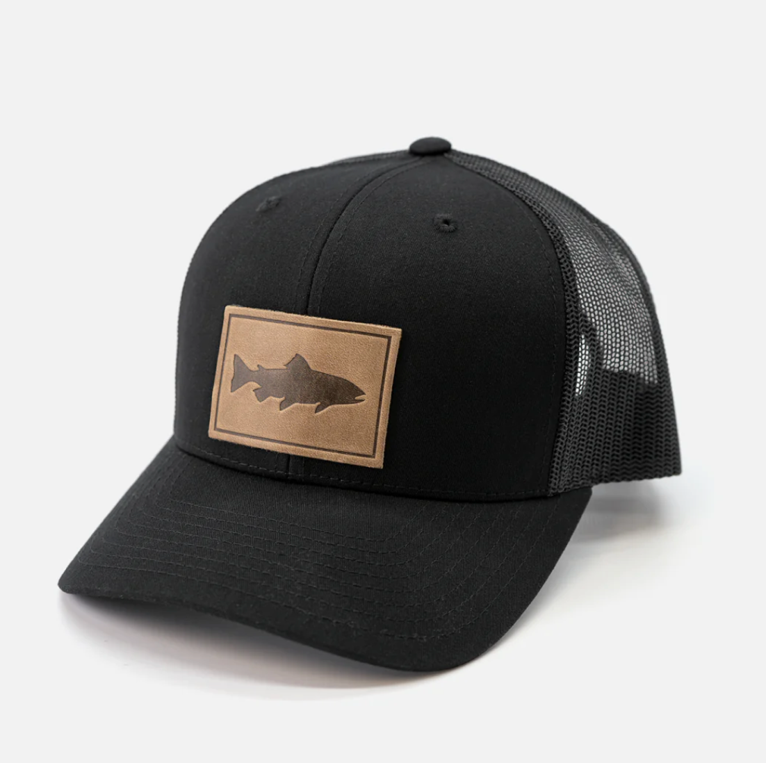 Range Leather Trout Black Cap