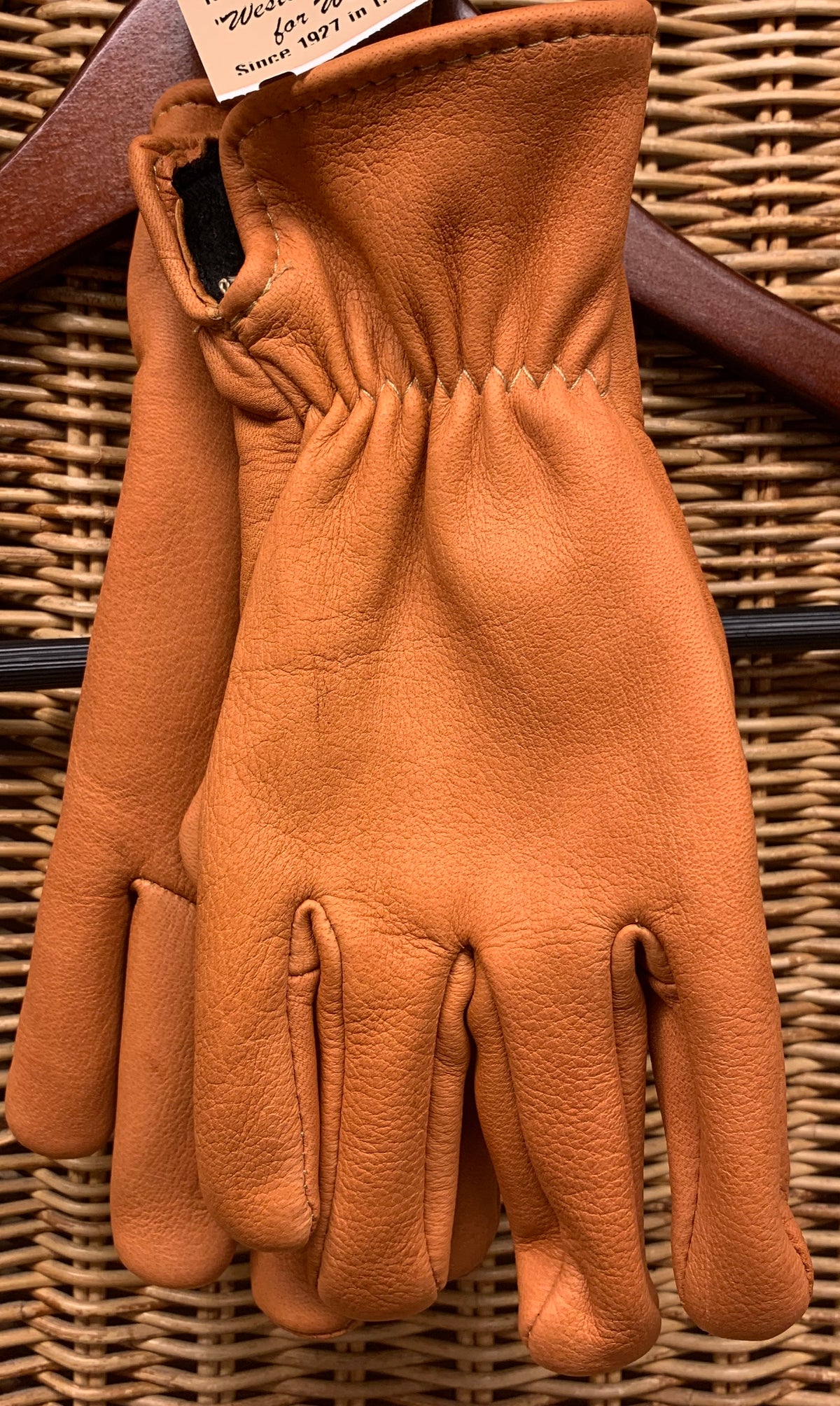 Geier Glove LINED  Deerskin Gloves - Saddle