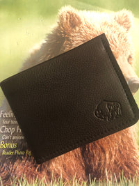 TLS Bi-Fold 6 Pocket Buffalo/Bison Leather Wallet