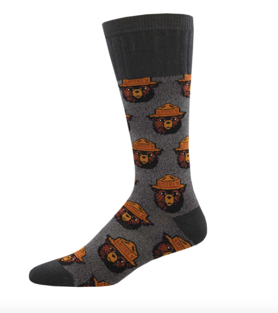 SockSmith Mens Outlands Smokey Bear Socks