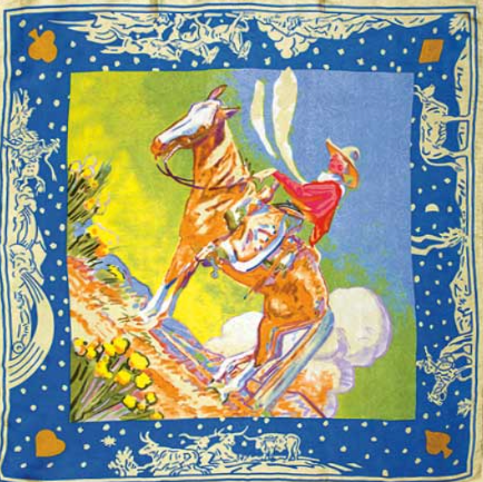 Wyoming Traders Diamond Girl Limited Edition Silk Scarf