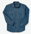 Filson Mens Washed Feather Cloth Shirt