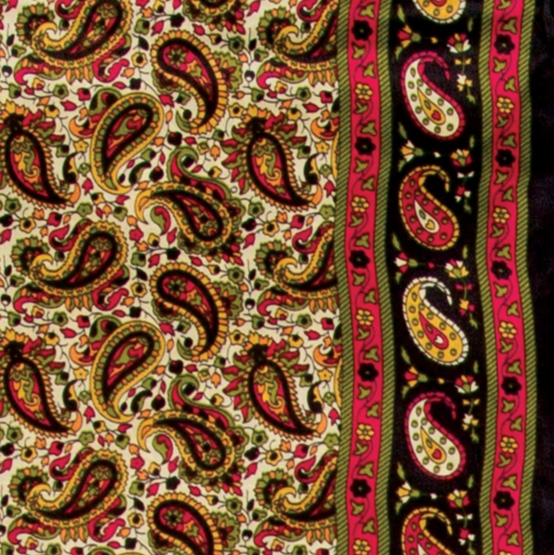 Wyoming Traders Satin #9 Gold Silk Scarf