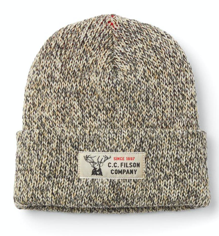 Filson Lined Ragg Wool Beanie - Charcoal Heather