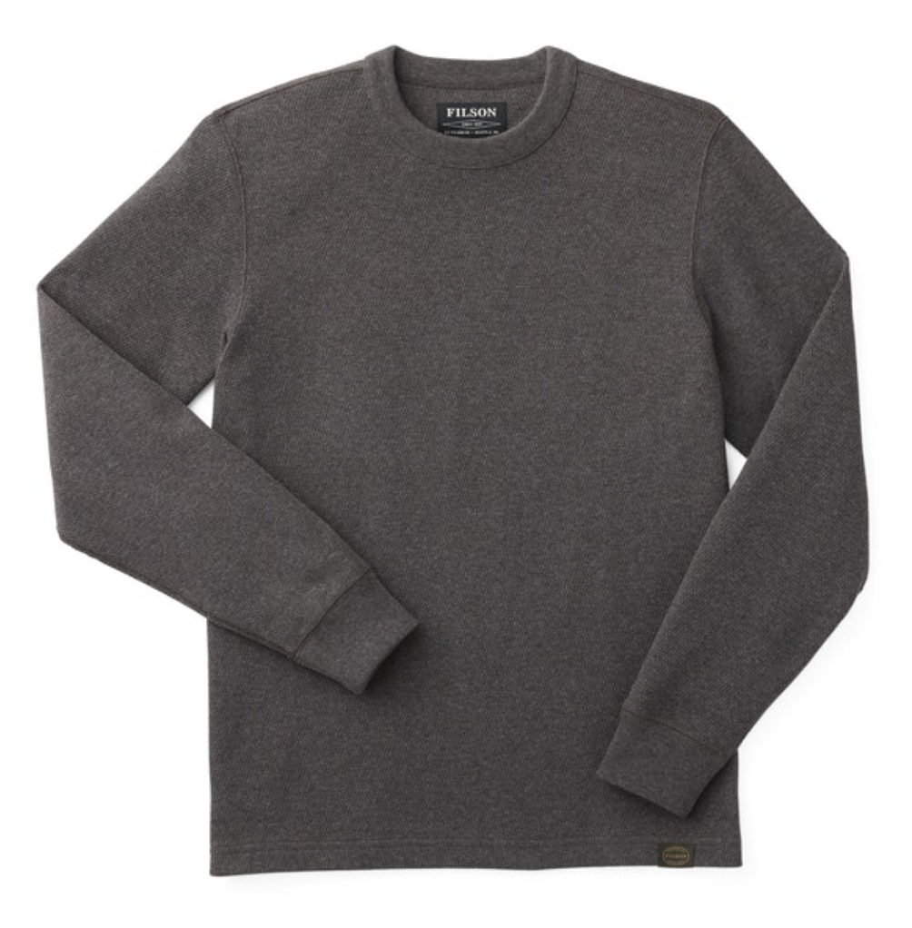 Filson Mens Thermal Crew-Charcoal