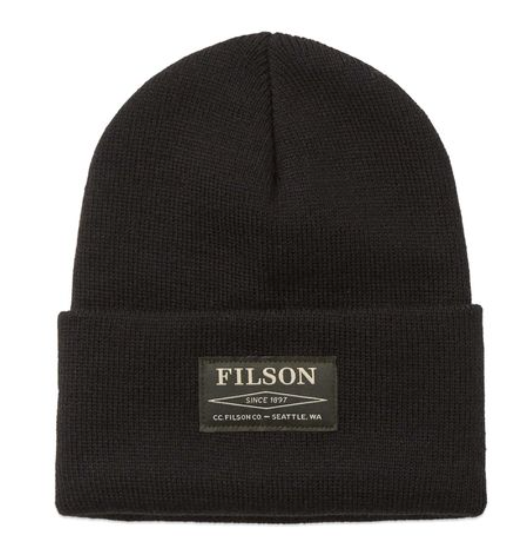 Filson Acrylic Ballard Watch Cap - Black