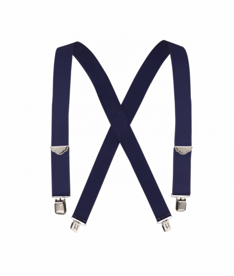 Welch Clip On Work Suspenders-Navy-1.5 inch - 50" L- 2750X