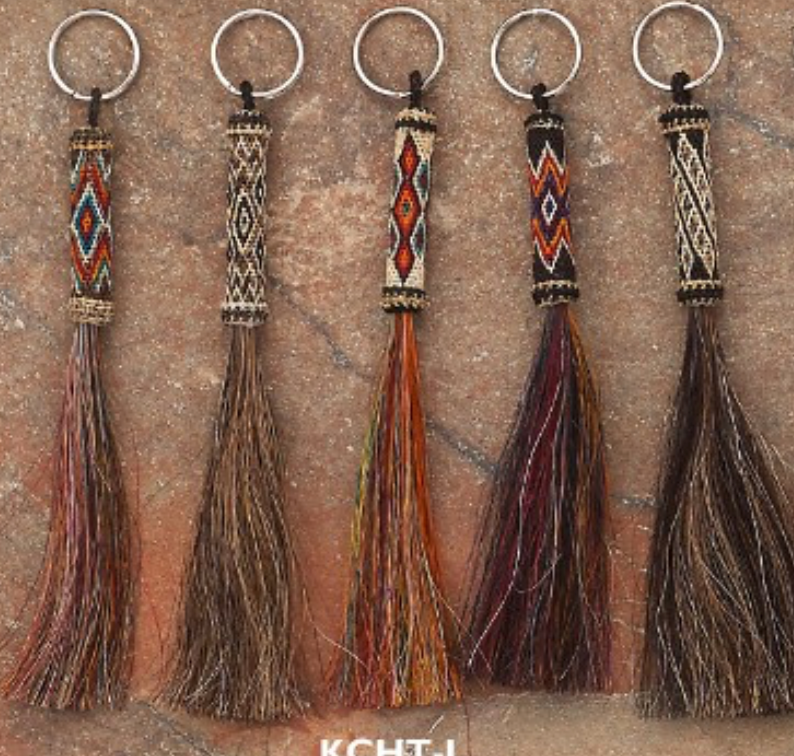 Austin Accent Horsehair Key Chain