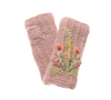 French Knot Womens Flower Meadow Handwarmer