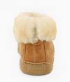 Minnetonka Mens Sheepskin Lined Ankle Slipper