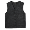 Filson Mens Mackinaw Wool Vest - Charcoal