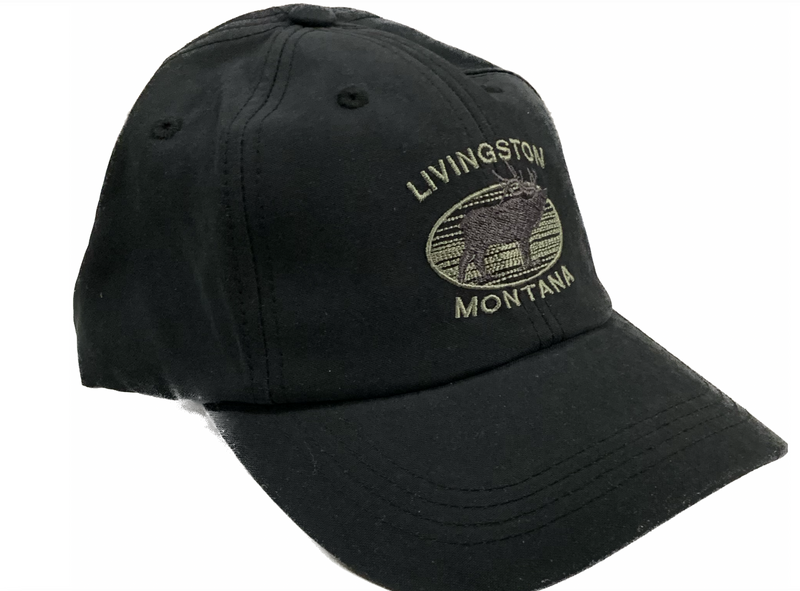 Montana Elk Embroidery Cap Black