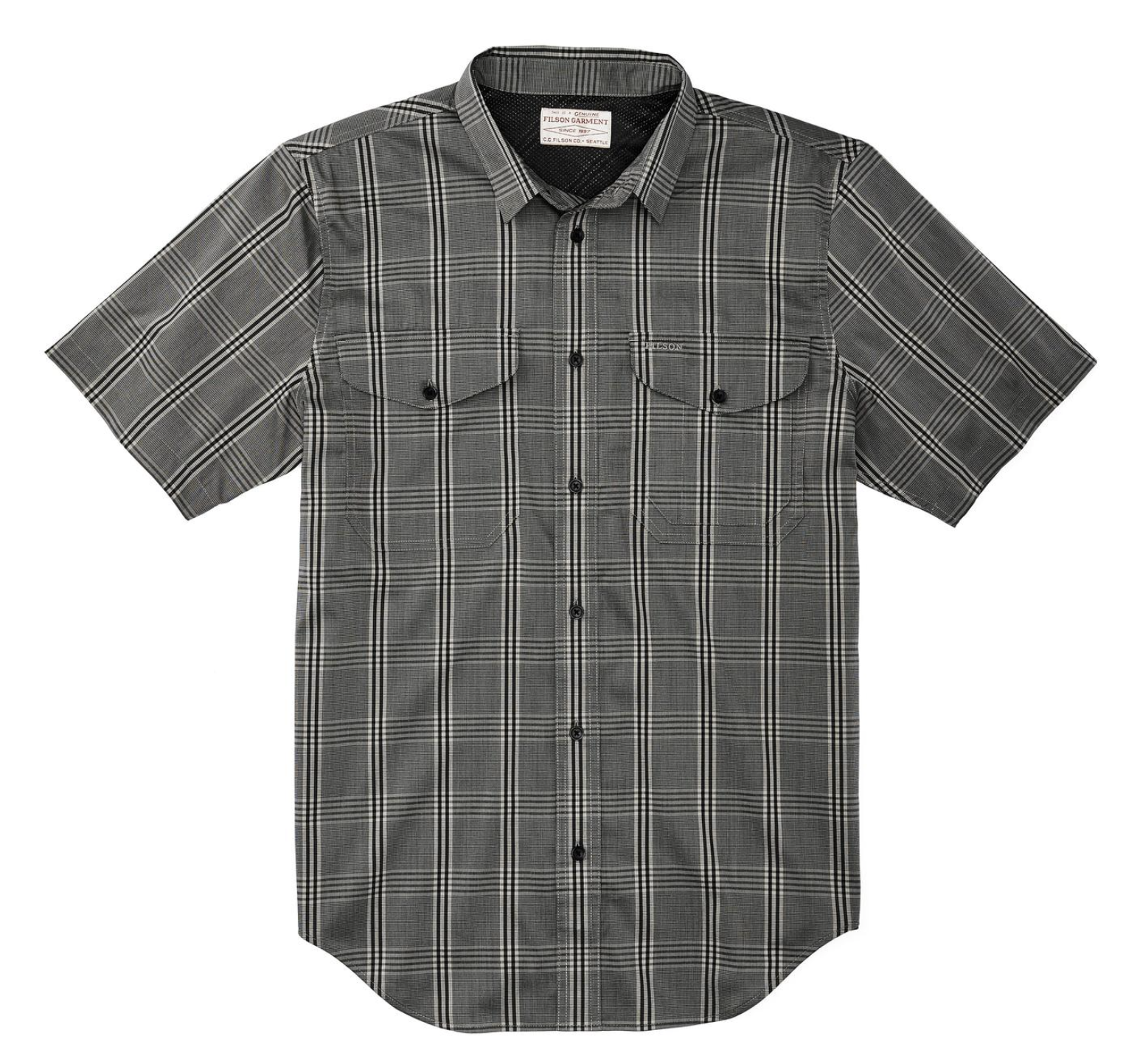 Filson Mens Short Sleeve Twin Lakes Sport Shirt