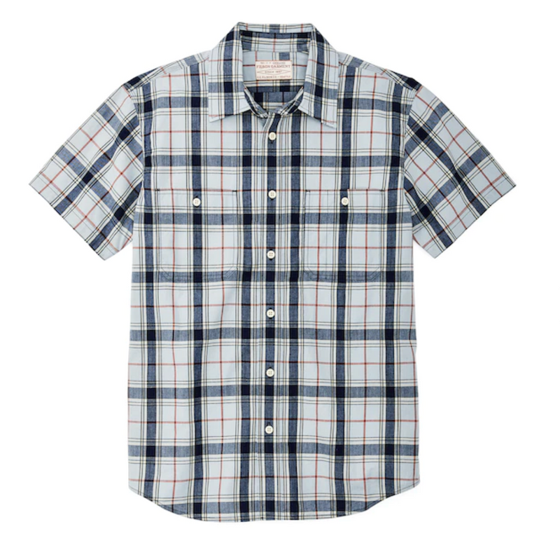 Filson Mens Short Sleeve Chambray Shirt