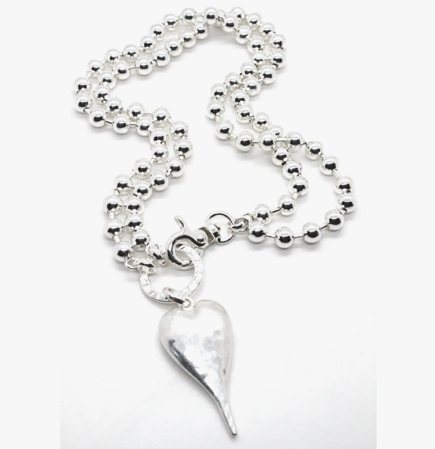 Lizou Convertible Heart Necklace - Long Heart