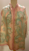 Montana Artist Sandy Pfohl Handpainted Silk Scarf - 305