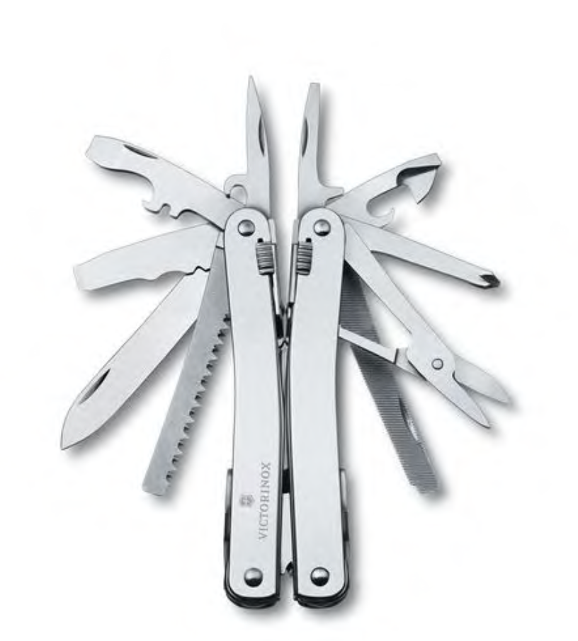 Swiss Tool Spirit X Pointed with Leather Pouch